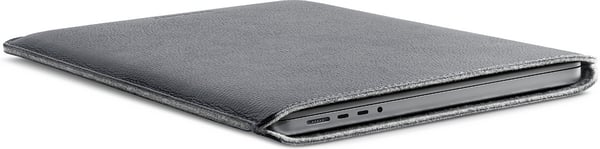 Woolnut lædertaske - beskyttelsesetui til 16" MacBook Pro, grå
