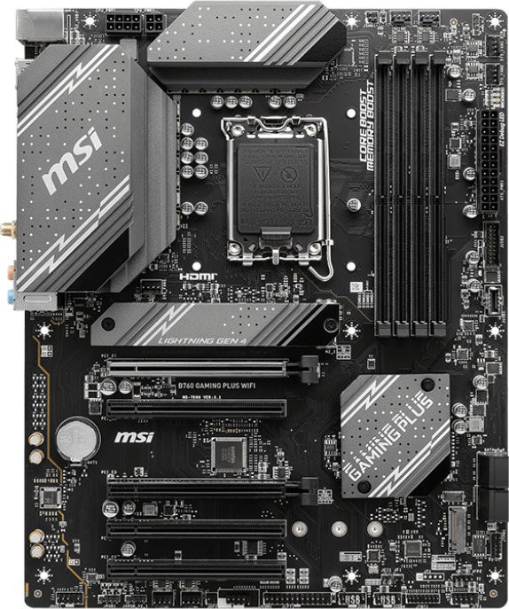 MSI B760 GAMING PLUS WIFI ATX bundkort