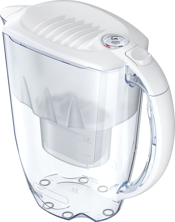 Aquaphor Amethyst MF+ vandfiltreringskande, 2,8 L, hvid