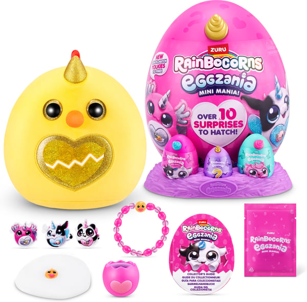 Rainbocorns Mini Eggzania - blød overraskelsesæg