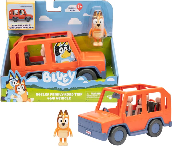 Bluey Familiens Road Trip -legetøj