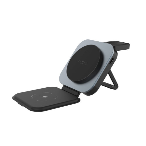 Fixed MagFlex Alu 3-i-1 foldbar trådløs oplader
