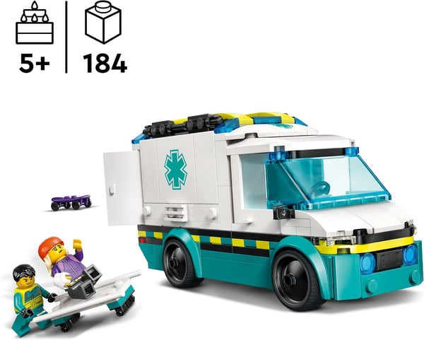 LEGO City 60451 - Ambulance kaldestart