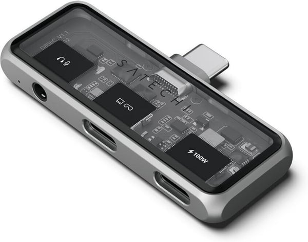 Satechi Mobile XR - USB-C-hub med lydgengivelse, stjerneskærmgrå