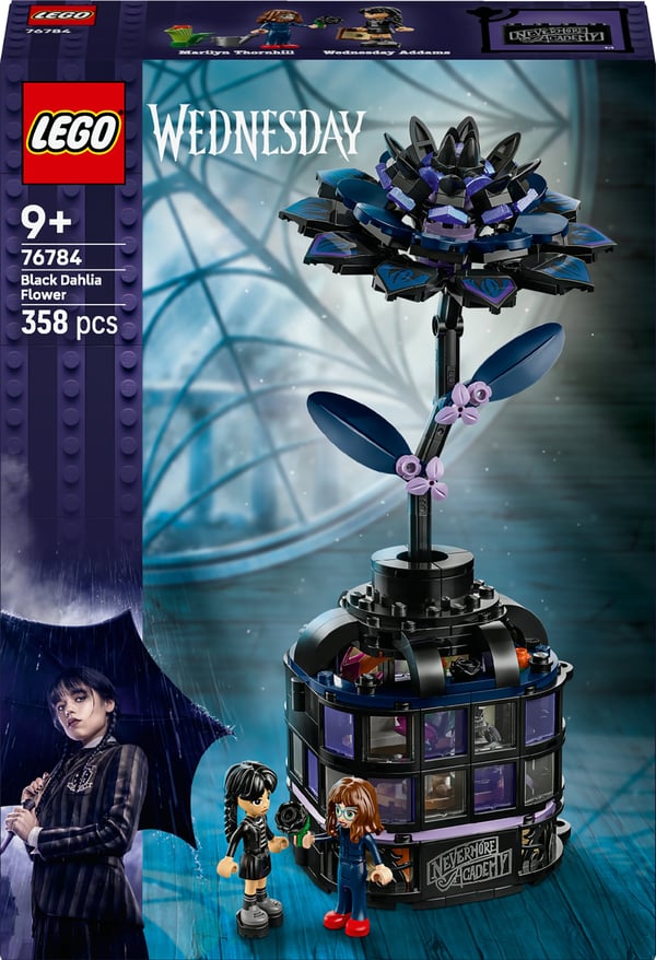 LEGO Wednesday 76784 - Svart dahlia