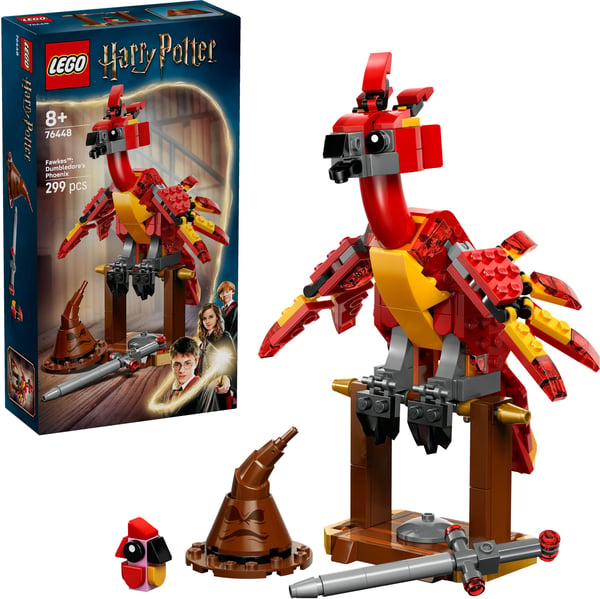 LEGO Harry Potter 76448 Fawkes: Dumbledores Fågel Fenix