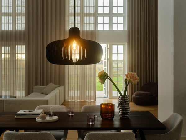 Nordlux Hazo 65 hängande lampa, svart