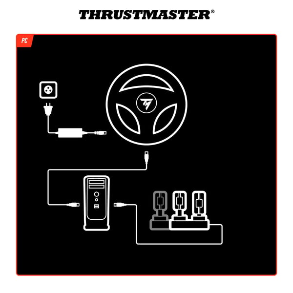 Thrustmaster T818 Servo Black Edition rattbas