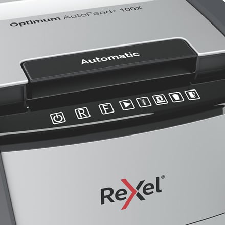 Rexel Optimum 100X automatisk papirklipper, P4