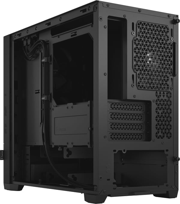 Fractal Design Pop Mini Silent Black Mini-ITX-chassi, svart