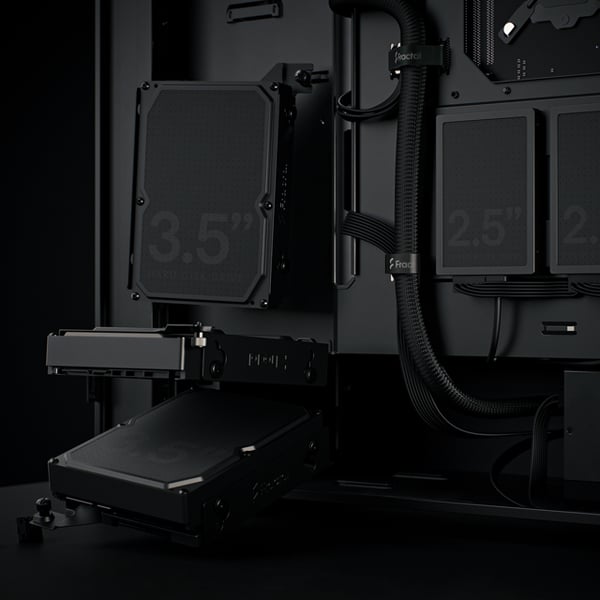 Fractal Design Pop XL Air RGB Sort TG E-ATX-kabinet med vindue, sort