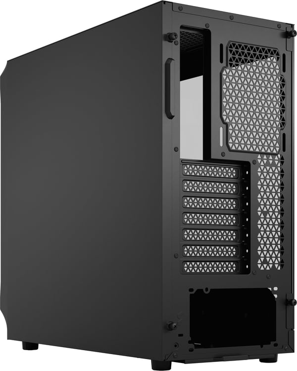 Fractal Design Focus 2 Sort TG Klar Tint ATX-kabinet med vindue, sort