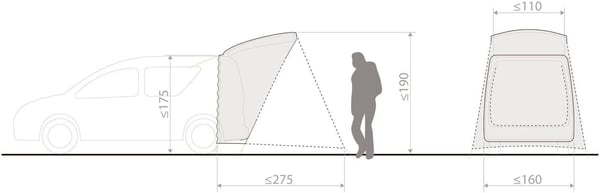 Vaude Drive Trunk-tält