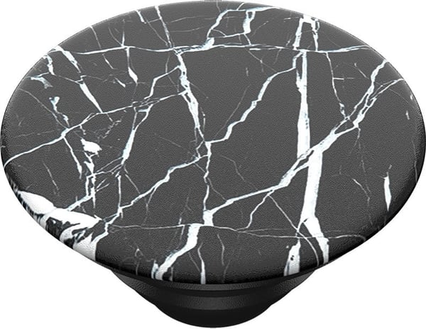 PopSockets PopGrip -fäste, Black Marble