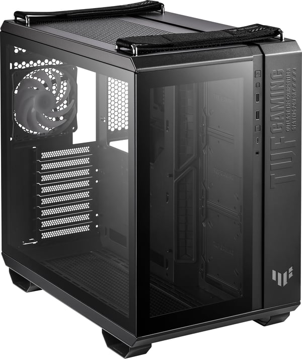 Asus TUF Gaming GT502 PLUS TG ARGB ATX-kabinet med vindue, sort