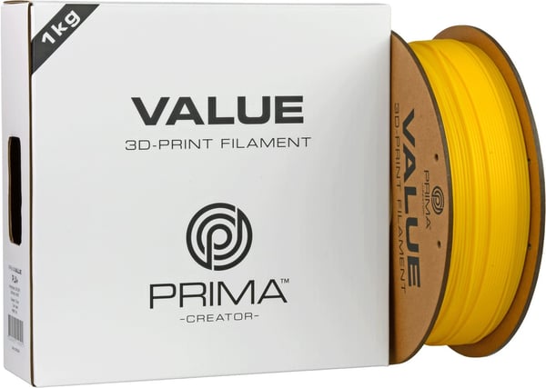 PrimaValue PLA+ filament til 3D-printere, 1.75 mm, gul