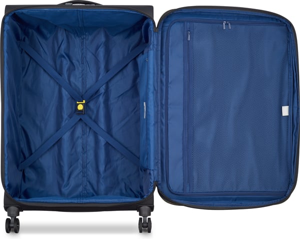 Delsey Brochant 3 4W Udvidelig 78 cm kuffert, sort