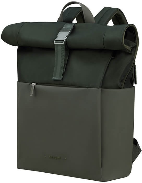 Samsonite 4Pack Rolltop 15,6" rygsæk, skovgrøn