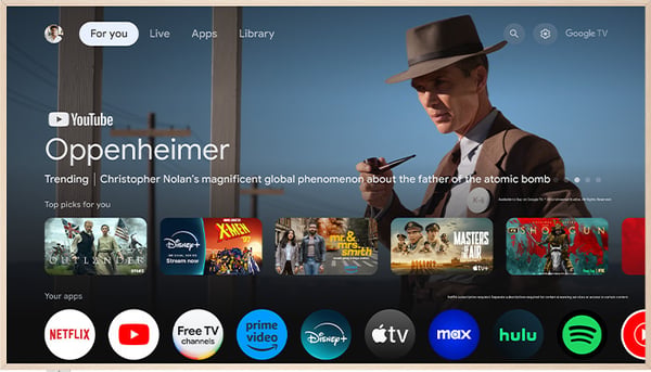 TCL 55" NXTVISION 4K QLED Google TV