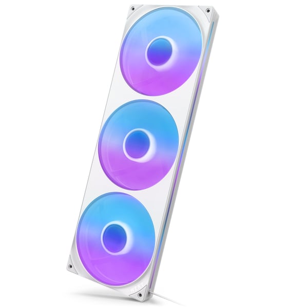 NZXT F420RGB Core Fläkt (Enkel Ram) chassifläkt, 140 mm, vit
