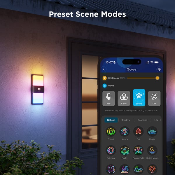 Govee Smart Utomhus Vägghängd Lampa