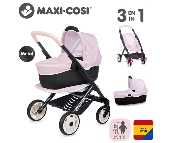 Smoby Maxi Cosi 3-i-1 dockvagn