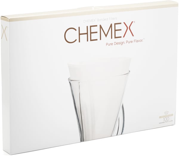 Chemex FP-2 Ofoldad Half Moon -filterpapper, 100 stycken