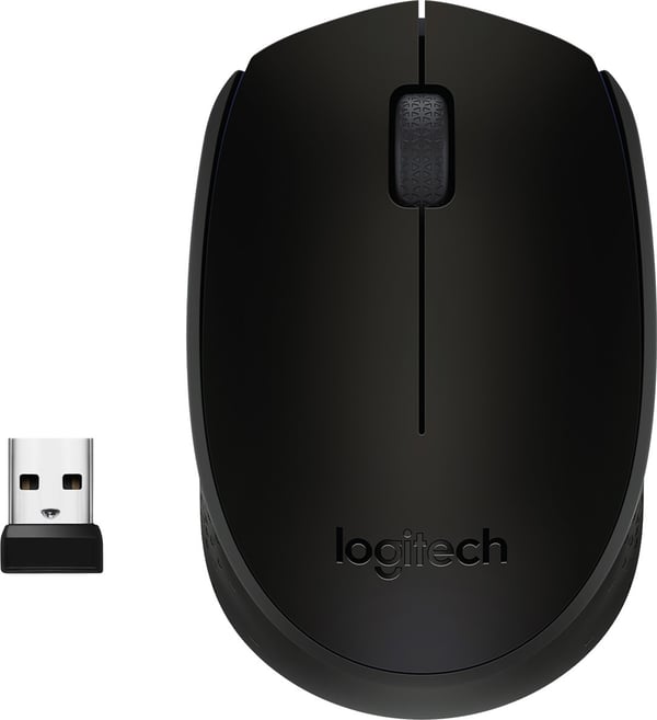 Logitech M171 -trådlös mus, grå/svart