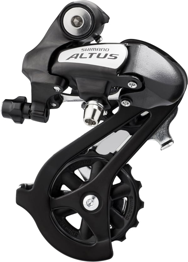 Shimano Altus RD-M310DL bagskifter, 7/8-speed, sort