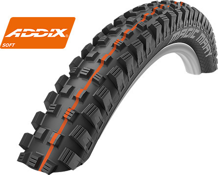 Schwalbe Magic Mary SnakeSkin Addix Soft mountainbikedæk, 27,5 x 2,80, 650B