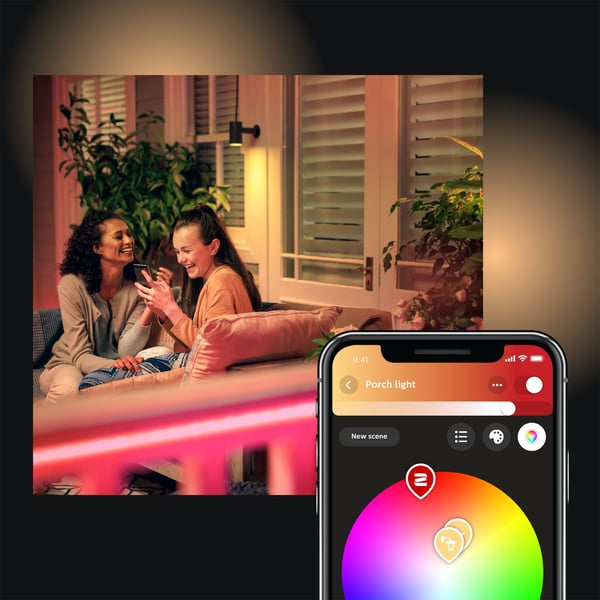 Philips Hue Outdoor Lightstrip -lysremse 2 m, til udendørsbrug