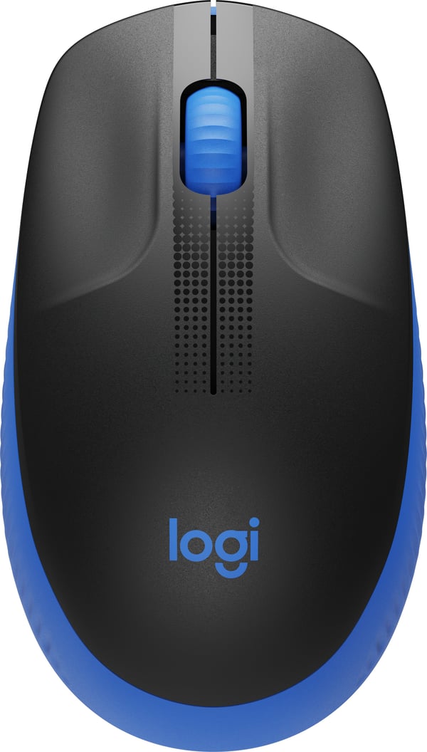Logitech M190 -trådløs mus, sort/blå