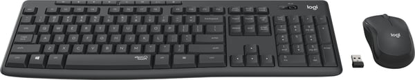 Logitech MK295 tangentbord och mus, svart
