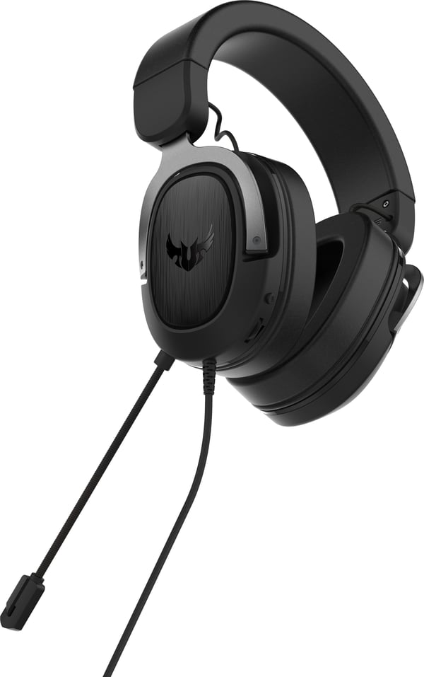 Asus TUF Gaming H3 spilheadset, farve sort