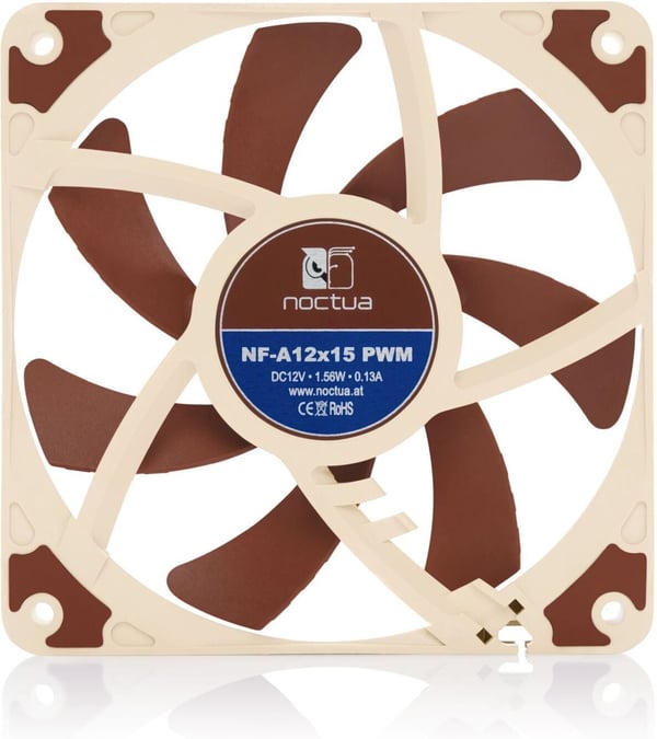 Noctua NF-A12x15 PWM blæser, 120 mm