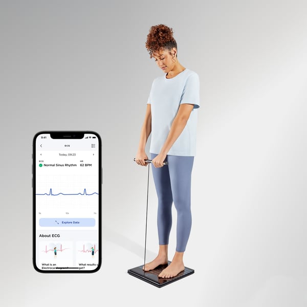 Withings Body Scan -smartvægt, sort