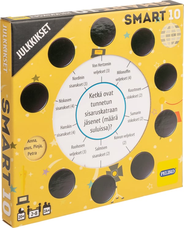Smart10 - tilläggskort, kändisar