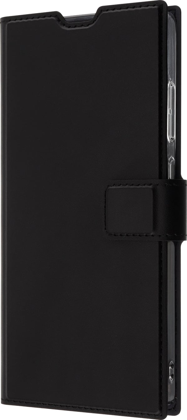 FoneKit BookCase-skyddsfodral, Samsung Galaxy S25 Ultra, svart