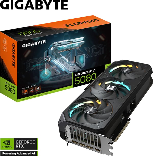 Gigabyte GeForce RTX 5080 GAMING OC 16 GB grafikkort