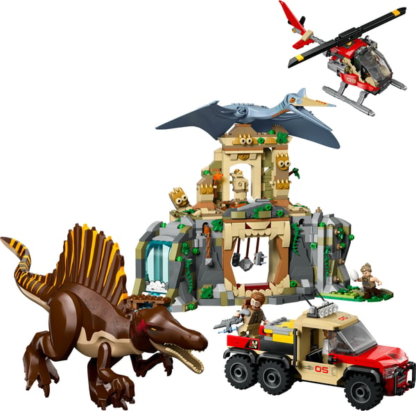 LEGO Jurassic World 76976 Spinosauriens och Quetzalcoatlus flykt