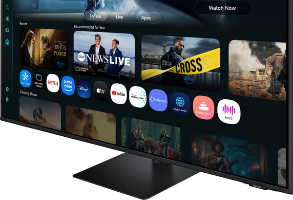 Samsung Smart Monitor M7 (M70F) 43" 4K-skärm, svart