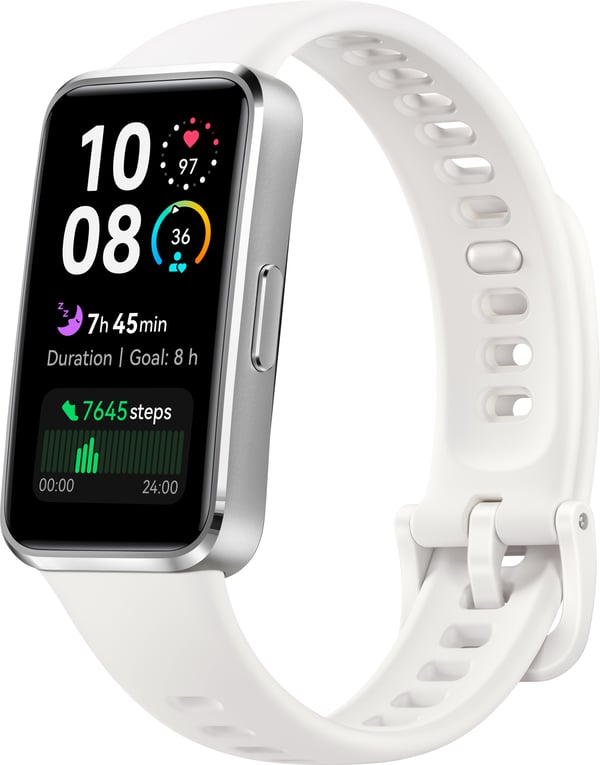 Huawei Band 10 aktivitetsarmband, vitt