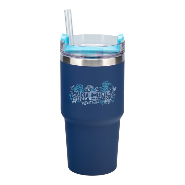 Paladone Minecraft Gamer Cup dricksflaska/termosmugg, 600 ml