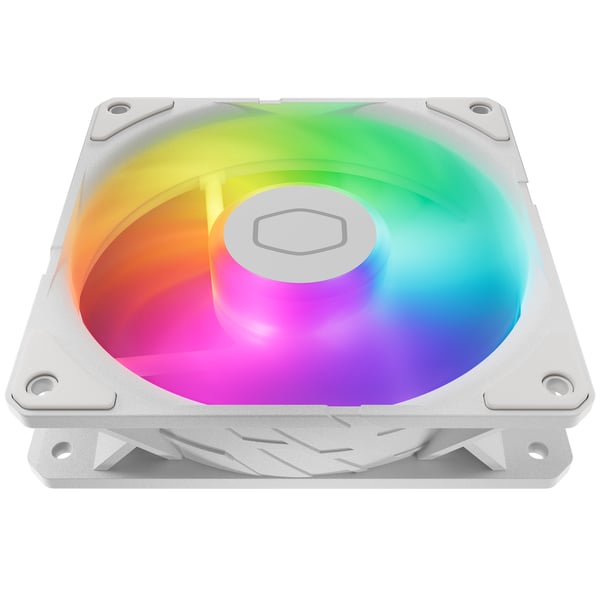 Cooler Master SickleFlow Edge 120 ARGB WE 3-i-1, vit, 3 st