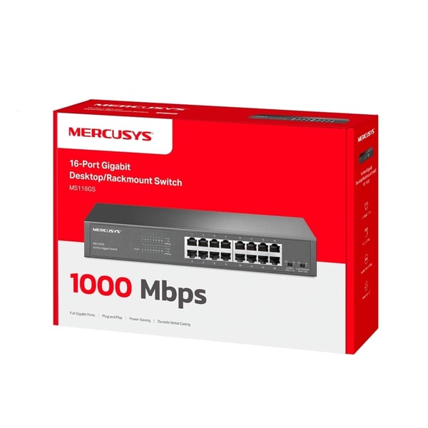 Mercusys MS116GS - 16-portars switch