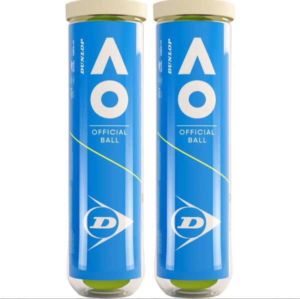 Dunlop Australian Open tennisboll, 8 st, eco
