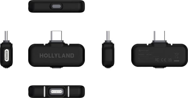Hollyland LARK MAX 2 Combo 4-Person Version med Kamera RX + USB-C RX mikrofonssystem