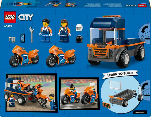 LEGO City Great Vehicles 60491 Motorcykeltransportbil