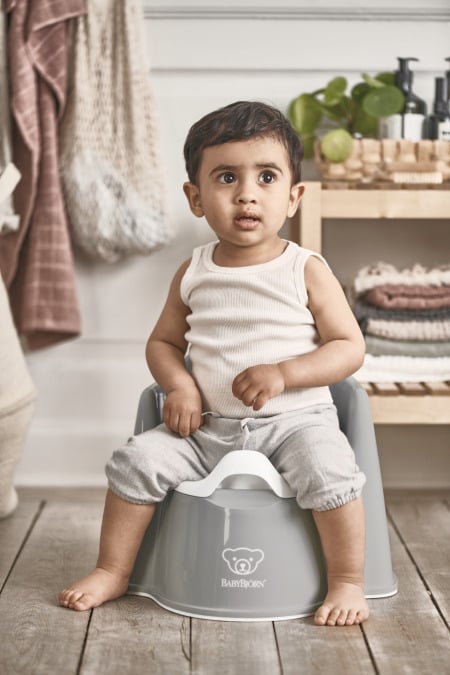 BabyBjørn Potta - pottestol, grå