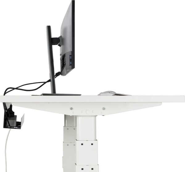 ErgoWork kabelkanal, svart